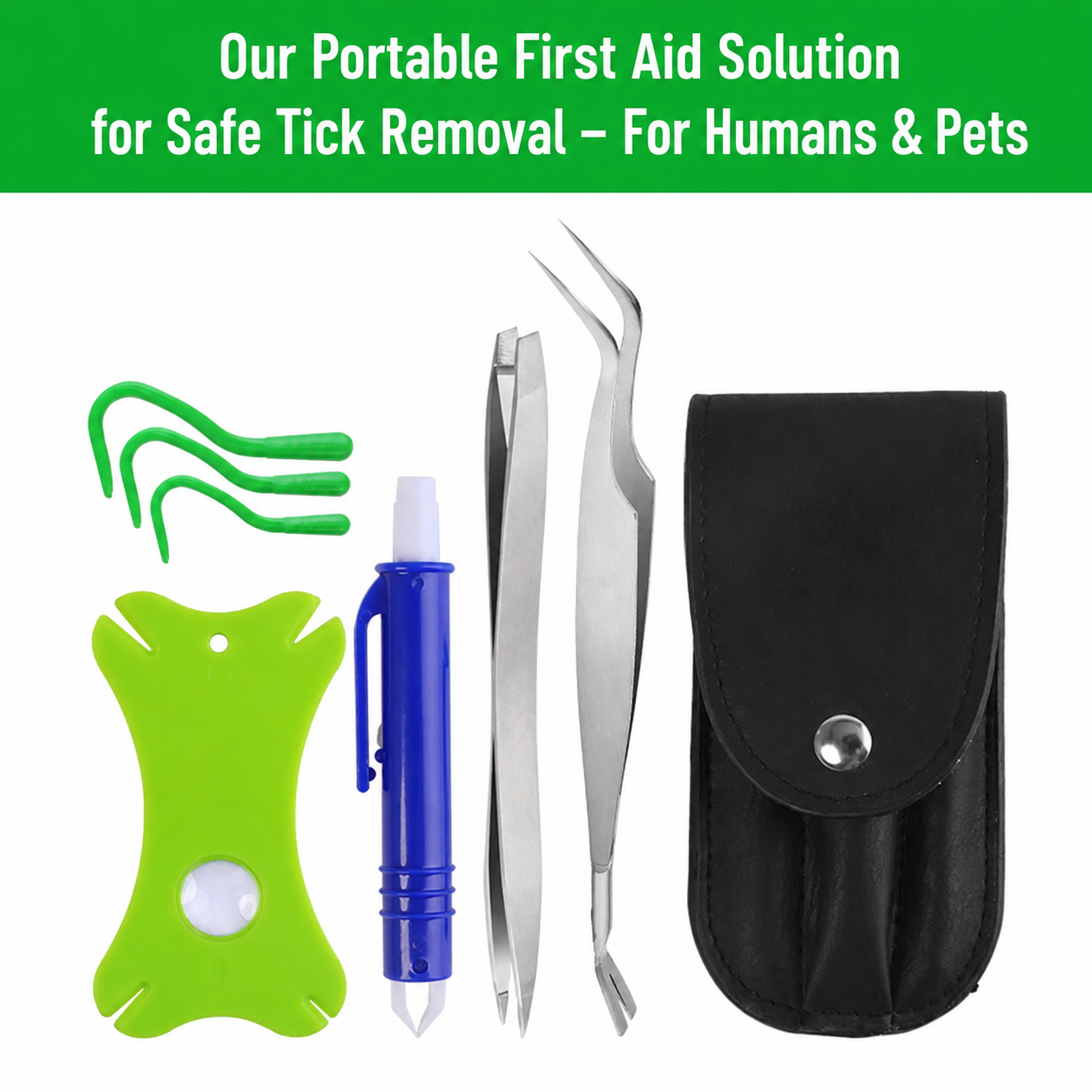 Your Portable First Aid Solution for Safe Tick Removal – For Humans &amp; Pets